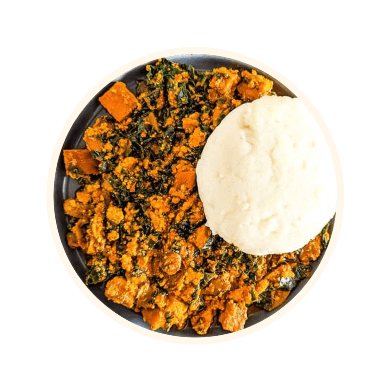 Fufu with Egusi Soup